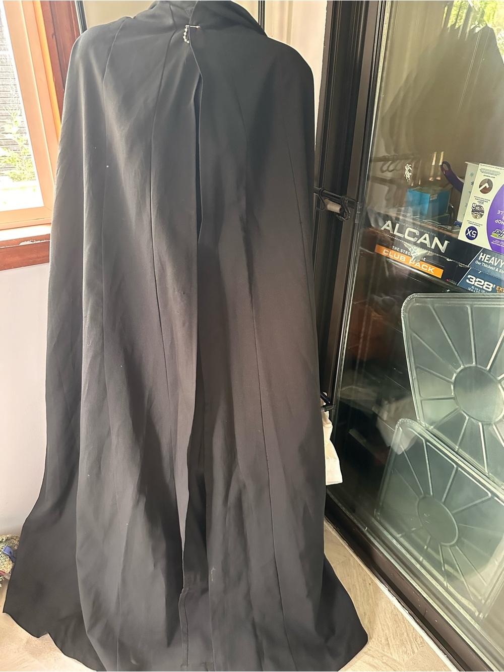 Long handmade vintage cape OS